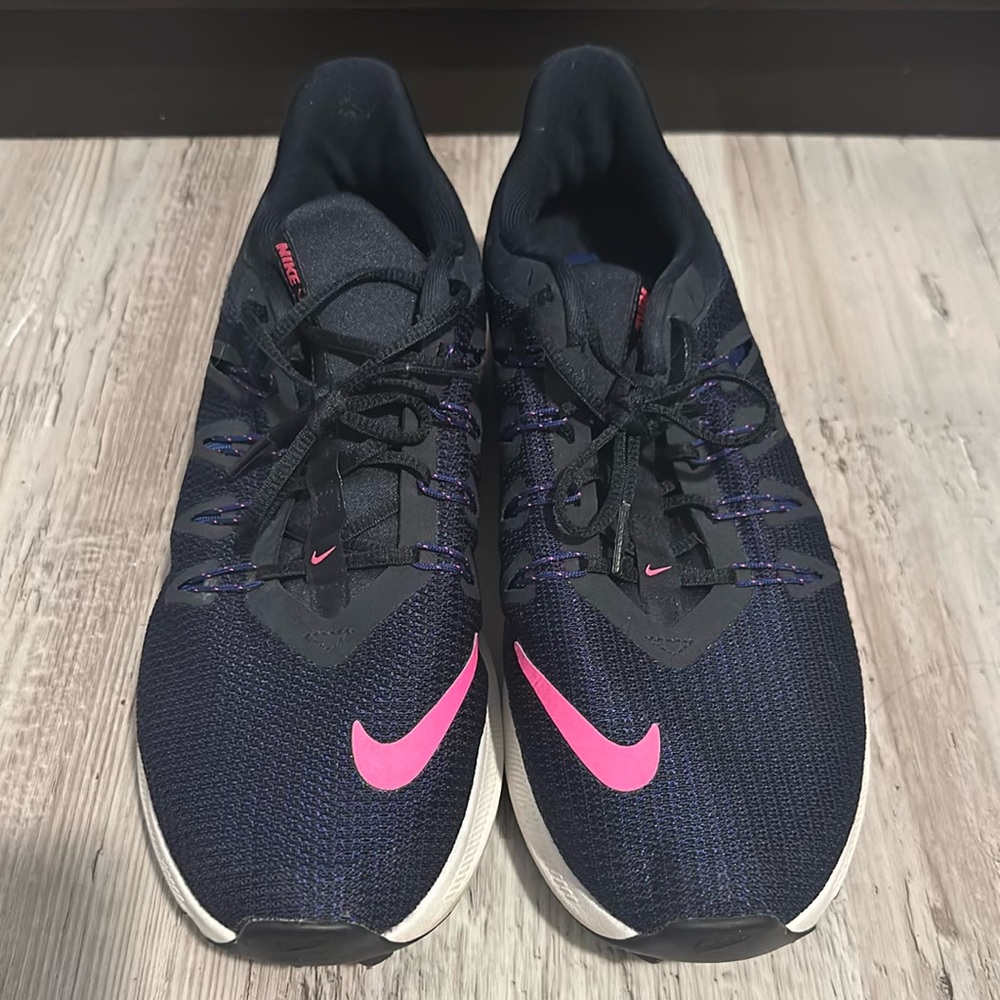 Navy And Pink Sneakers